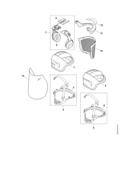 Bild von Helmet set ADVANCE X-Vent Helmet set ADVANCE X-Vent