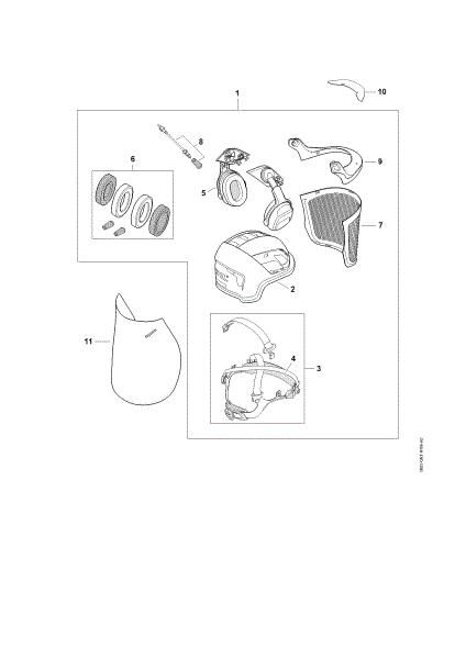 Bild von Helmet set ADVANCE X-Vent ProCOM Helmet set ADVANCE X-Vent ProCOM