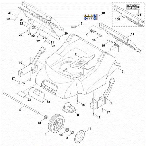 Bild von C - Housing, Front axle RL 540.0