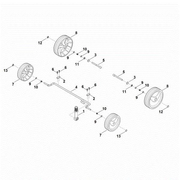 Bild von C - Chassis, height adjustment RLA 240.0