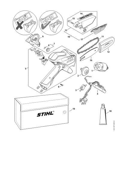 Bild von Spare parts up to serial number 929771305 GTA 26