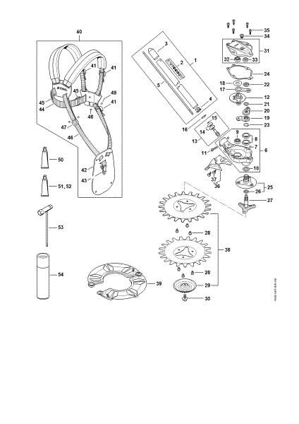 Bild von Drive tube assembly, Gear head, Deflector RGA 140