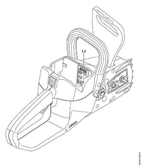 Akku-Motorsägen (MSA) MSA 120 C-B Maschinennummer der Marke Stihl