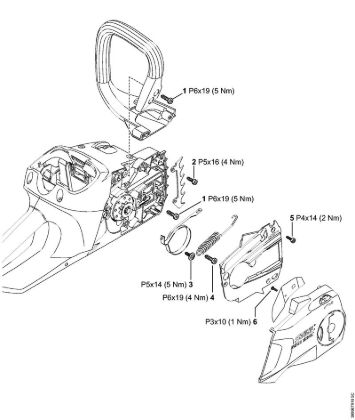 Akku-Motorsägen (MSA) MSA 160 C-B Anziehdrehmomente der Marke Stihl