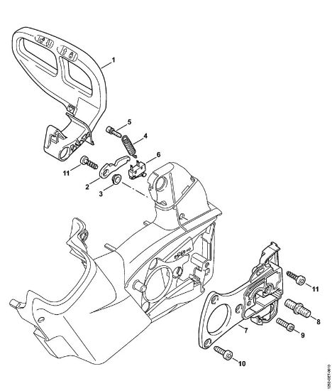 Akku-Motorsägen (MSA) MSA 160 T Handschutz, Kettenbremse der Marke Stihl