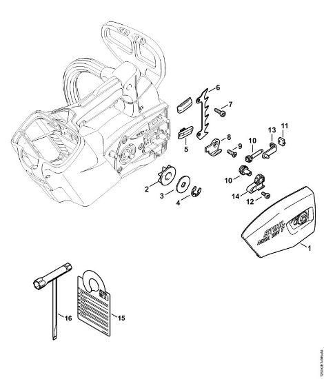 Akku-Motorsägen (MSA) MSA 161 T Kettenraddeckel der Marke Stihl