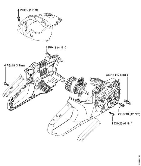 Akku-Motorsägen (MSA) MSA 200 C-B Anziehdrehmomente der Marke Stihl