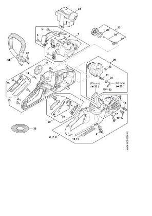 Bild von Griffgehäuse, Haube MSA 70.0 C-B