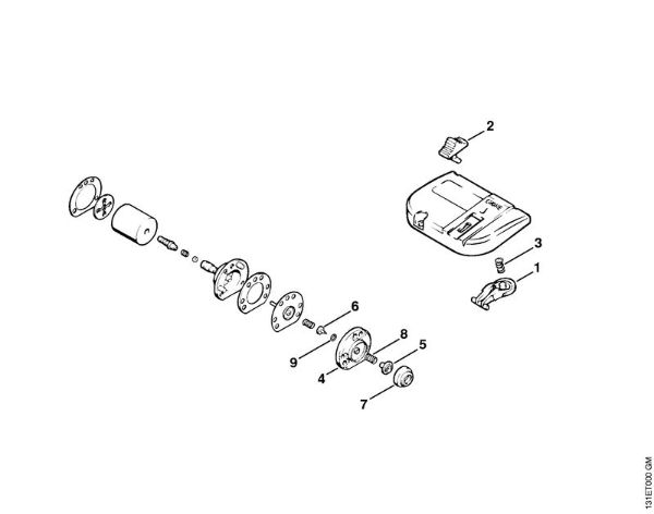 Benzinmotorsägen (MS) 012 AVEQ Luftfilter, Ölpumpe (32.88), (8.88) der Marke Stihl