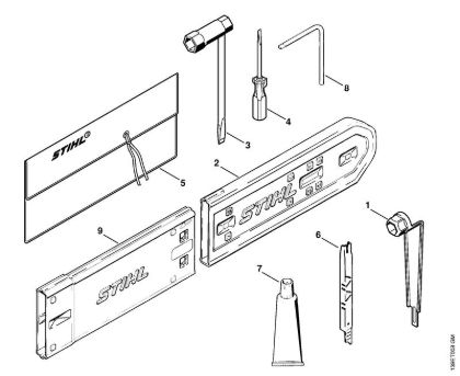 Benzinmotorsägen (MS) 029 Werkzeuge, Sonderzubehör der Marke Stihl