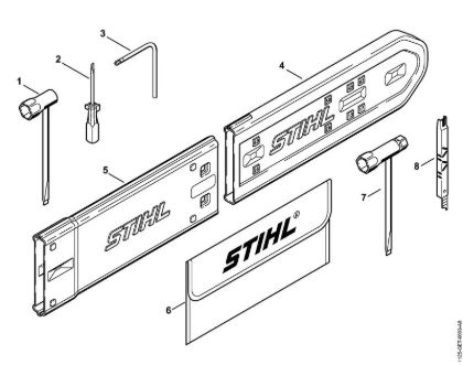Benzinmotorsägen (MS) 034 S Werkzeuge, Sonderzubehör der Marke Stihl