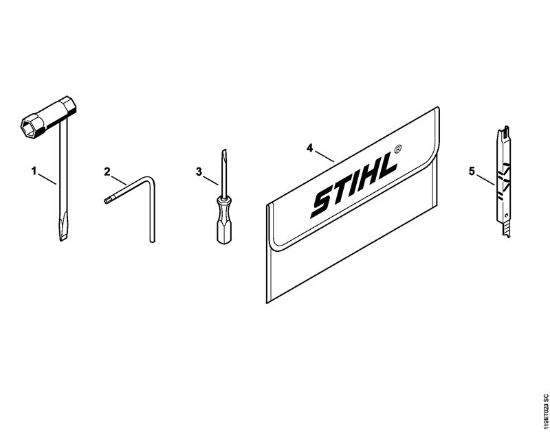 Benzinmotorsägen (MS) 042 Q Werkzeuge, Sonderzubehör der Marke Stihl