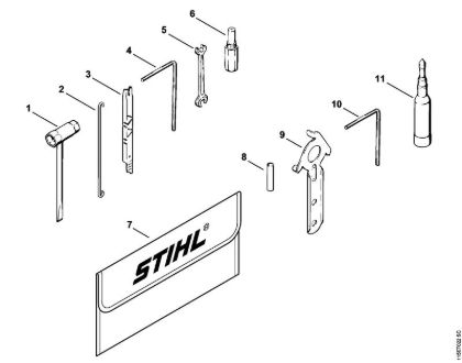 Benzinmotorsägen (MS) 045 AVSE Werkzeuge, Sonderzubehör der Marke Stihl