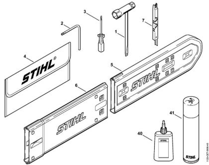 Benzinmotorsägen (MS) 046 W Werkzeuge, Sonderzubehör der Marke Stihl