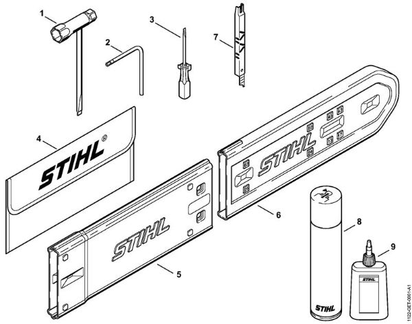 Benzinmotorsägen (MS) 066 W Werkzeuge, Sonderzubehör der Marke Stihl