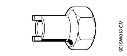 Benzinmotorsägen (MS) 090 AV Schlüssel der Marke Stihl