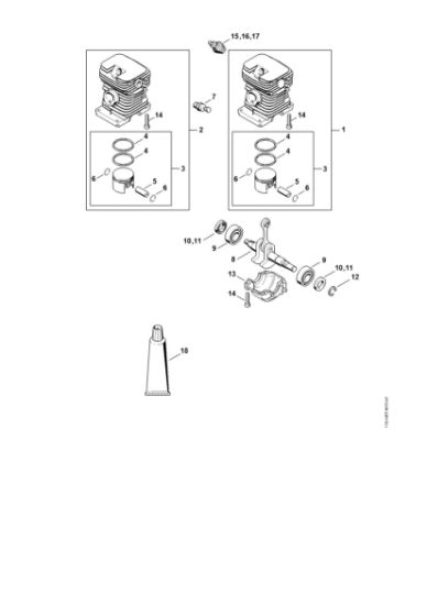 Bild von Zylinder MS 180 C-B D