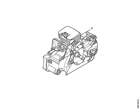 Benzinmotorsägen (MS) MS 180 C-BE Maschinennummer der Marke Stihl