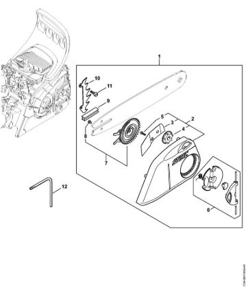 Benzinmotorsägen (MS) MS 181 C-BE Kettenschnellspannung MS 181 C der Marke Stihl