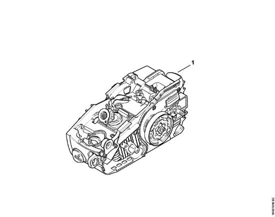 Benzinmotorsägen (MS) MS 192 C-E Maschinennummer der Marke Stihl