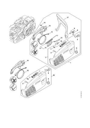 Bild von Kettenraddeckel MS 194 C-E