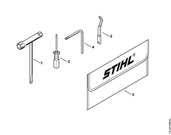 Benzinmotorsägen (MS) MS 194 C-E Werkzeug, Sonderzubehör der Marke Stihl