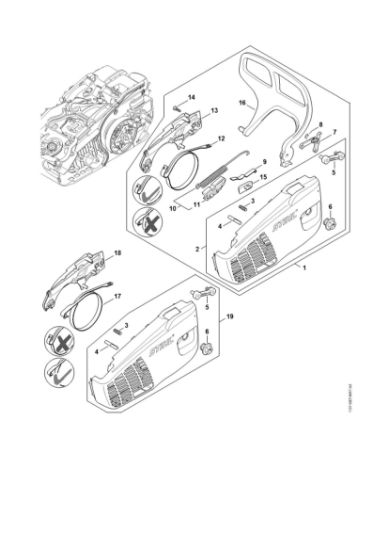 Bild von Kettenraddeckel MS 194 TC-E
