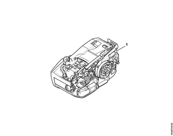 Benzinmotorsägen (MS) MS 201 TC-E Maschinennummer der Marke Stihl