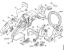 Benzinmotorsägen (MS) MS 210 C-BE Griffgehäuse der Marke Stihl