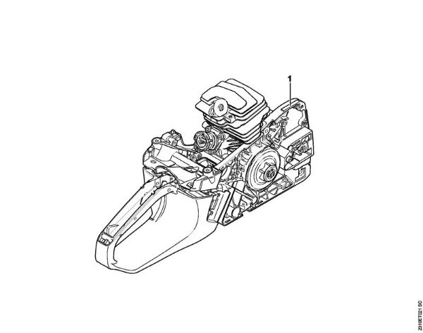 Benzinmotorsägen (MS) MS 231 C-BE Maschinennummer der Marke Stihl