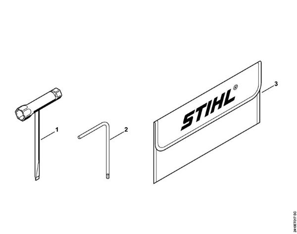Benzinmotorsägen (MS) MS 241 C-BEM Werkzeuge, Sonderzubehör der Marke Stihl