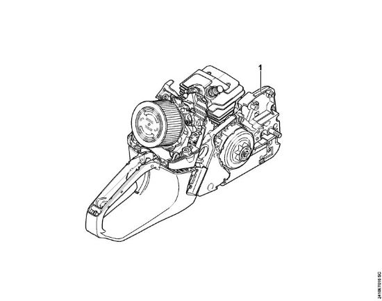Benzinmotorsägen (MS) MS 241 C-M Maschinennummer der Marke Stihl