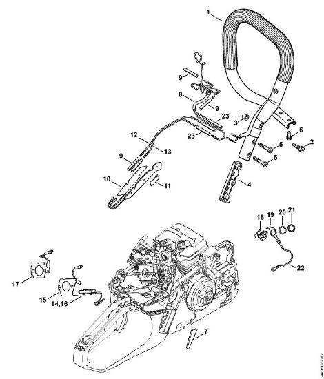 Benzinmotorsägen (MS) MS 241 C-M VW Heizung der Marke Stihl