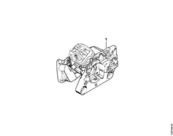 Benzinmotorsägen (MS) MS 260-W Maschinennummer der Marke Stihl