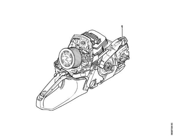 Benzinmotorsägen (MS) MS 261 C-M VW Maschinennummer der Marke Stihl