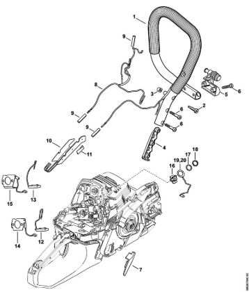 Benzinmotorsägen (MS) MS 261-VW Heizung der Marke Stihl