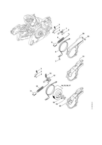 Bild von Kettenbremse MS 261-VW