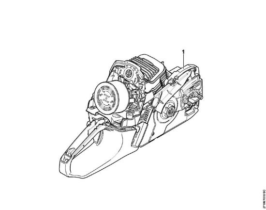 Benzinmotorsägen (MS) MS 271 Maschinennummer der Marke Stihl