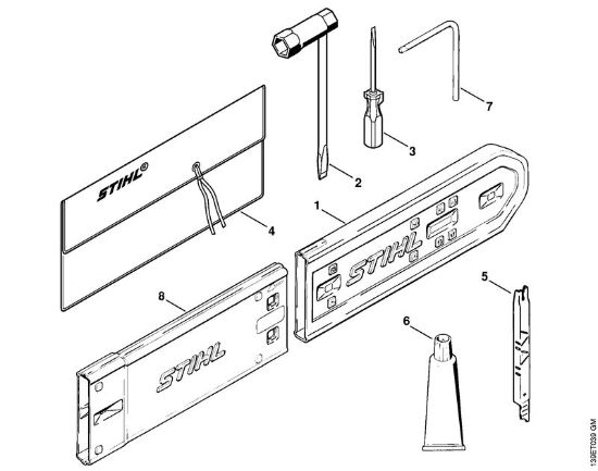 Benzinmotorsägen (MS) MS 280 C-BQ Z Werkzeuge, Sonderzubehör der Marke Stihl