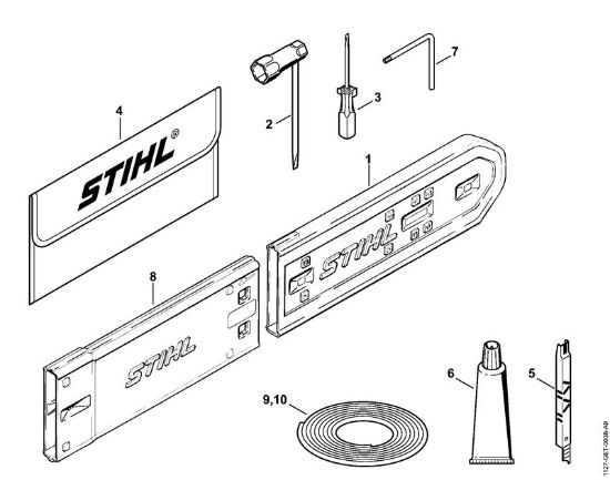 Benzinmotorsägen (MS) MS 310 Werkzeuge, Sonderzubehör der Marke Stihl
