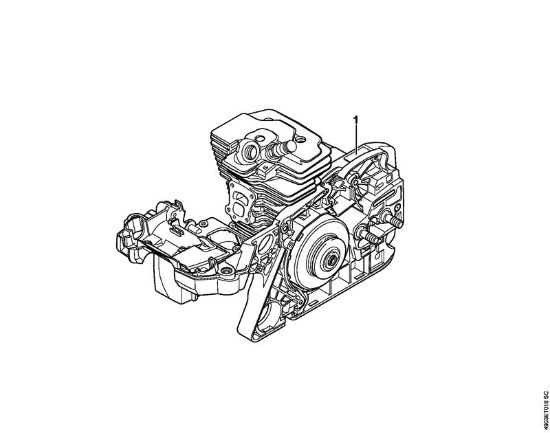 Benzinmotorsägen (MS) MS 311-Z Maschinennummer der Marke Stihl