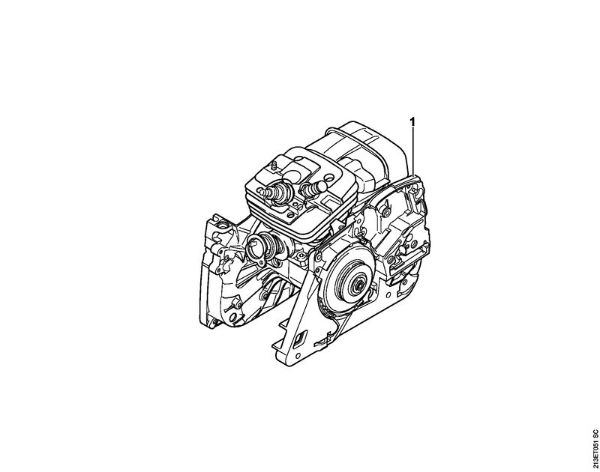 Benzinmotorsägen (MS) MS 361 C-B Maschinennummer der Marke Stihl