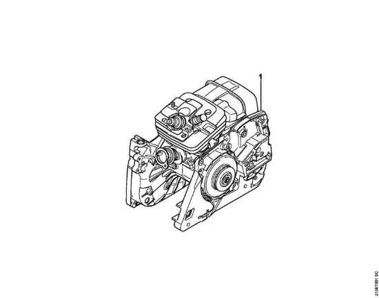 Benzinmotorsägen (MS) MS 361-VW Maschinennummer der Marke Stihl