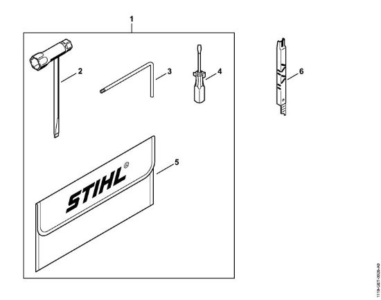 Benzinmotorsägen (MS) MS 382 Werkzeuge, Sonderzubehör der Marke Stihl