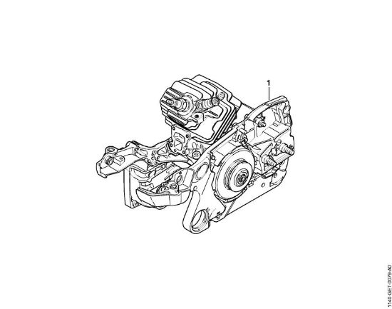 Benzinmotorsägen (MS) MS 400 C-M Maschinennummer der Marke Stihl