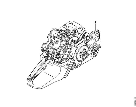 Benzinmotorsägen (MS) MS 441 C-Q Maschinennummer der Marke Stihl