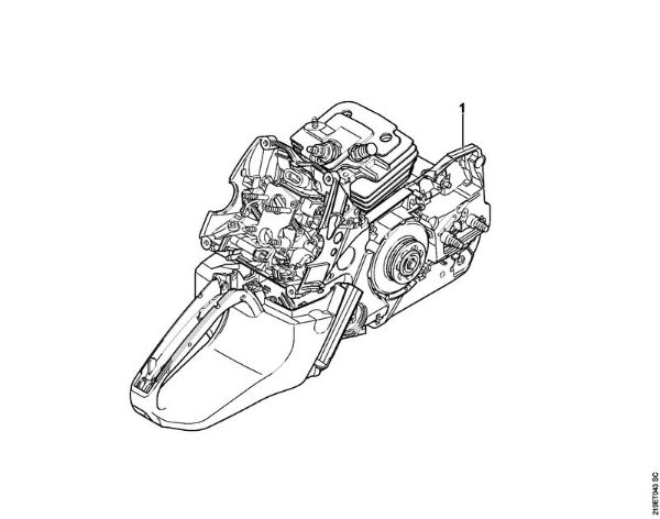 Benzinmotorsägen (MS) MS 441-W Maschinennummer der Marke Stihl