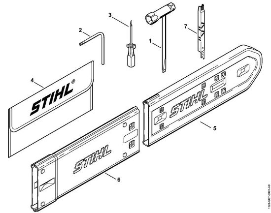 Benzinmotorsägen (MS) MS 460-D Werkzeuge, Sonderzubehör der Marke Stihl