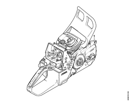 Benzinmotorsägen (MS) MS 461 Maschinennummer der Marke Stihl