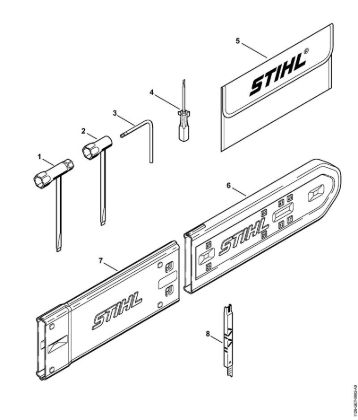 Benzinmotorsägen (MS) MS 461 Werkzeuge, Sonderzubehör der Marke Stihl